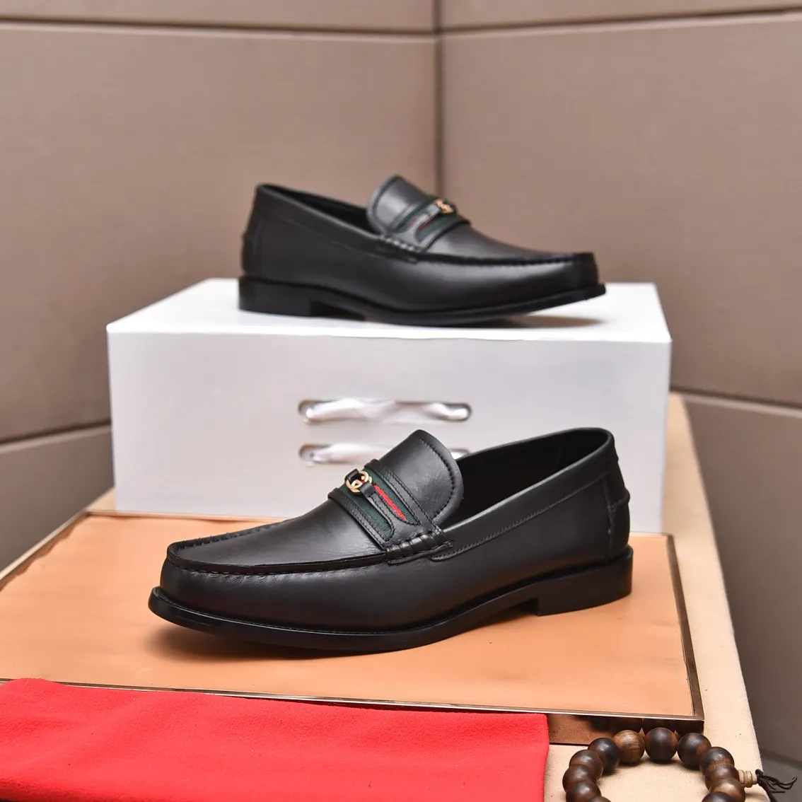 Men's shoes 💰580 📛📛Original (water-dyed cow lining) Gucci GUCCI official website formal shoes 🌀 Italian 🇮🇹 imported cowhide ➕ top imported water-dyed cowhide lining 💋 fine handmade original bottom, the real thing looks better when photographed in person Standard size 38-44